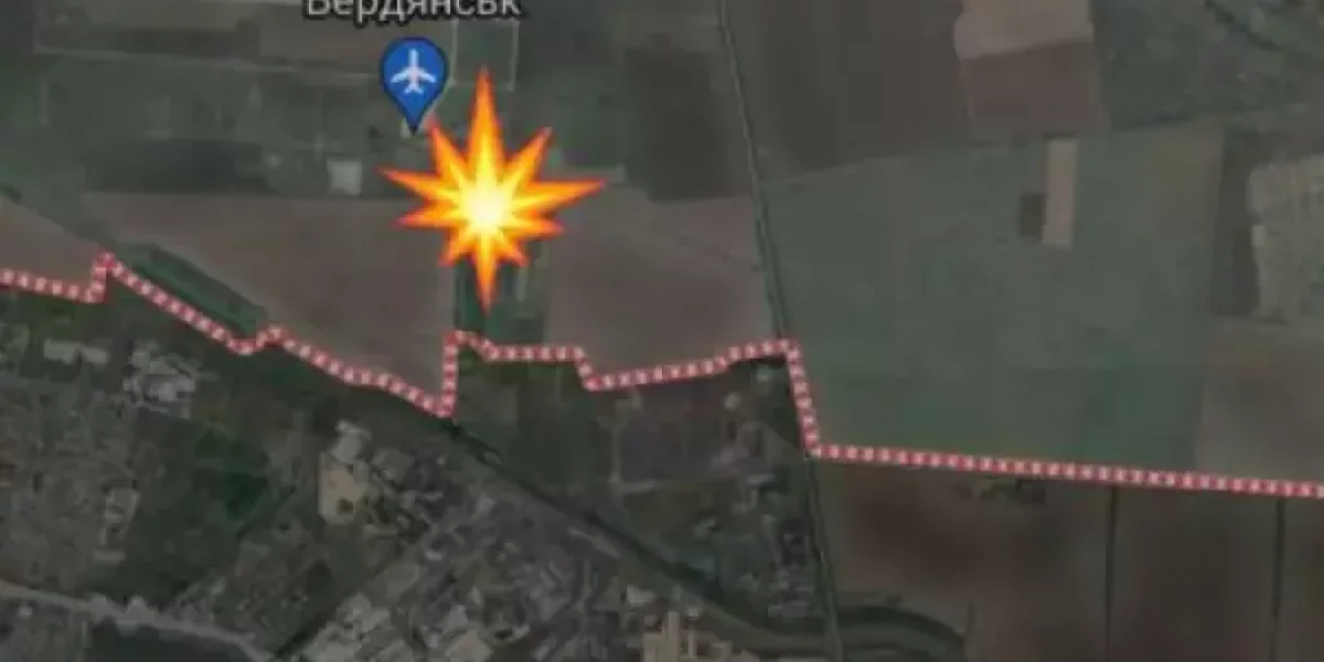 Киев «уничтожил» российскую авиабазу в Бердянске с помощью Telegram